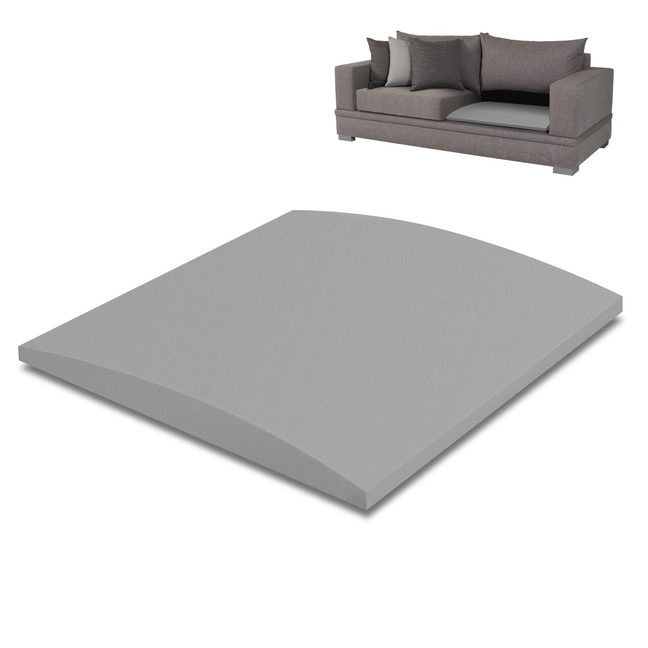 20 x 20 Foam Cushion Couch Cushion Support - Curve Furniture